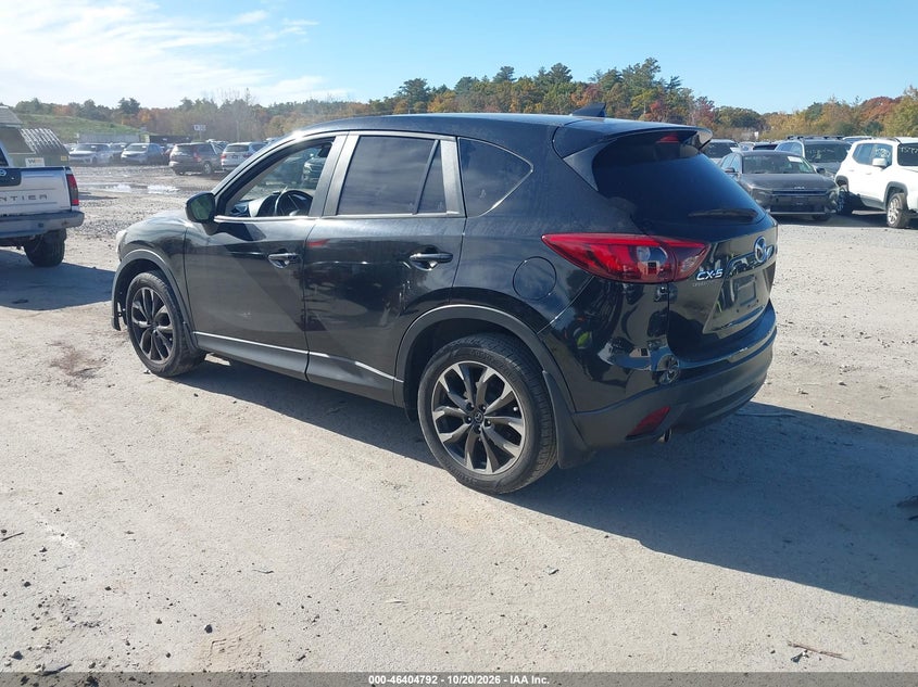 Vin: jm3ke2dy1g0785605, lot: 46905150, mazda cx-5 grand touring 20163