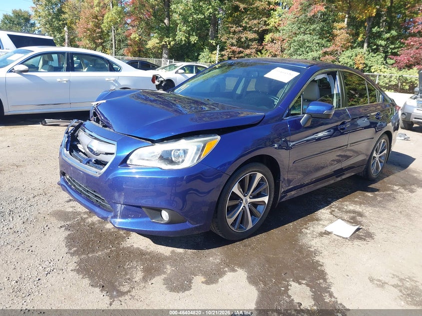 2016 Subaru Legacy 2.5I Limited, Front End, IAAI, VIN 4S3BNAJ62G3043430 — photo 2