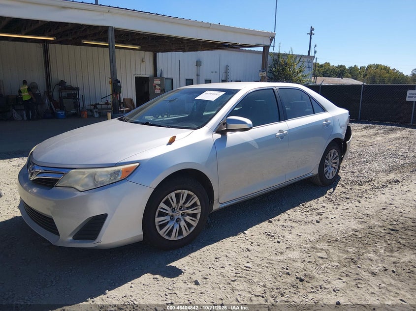 2012 Toyota Camry Le, Left Rear, IAAI, VIN 4T1BF1FK2CU080044 — photo 2