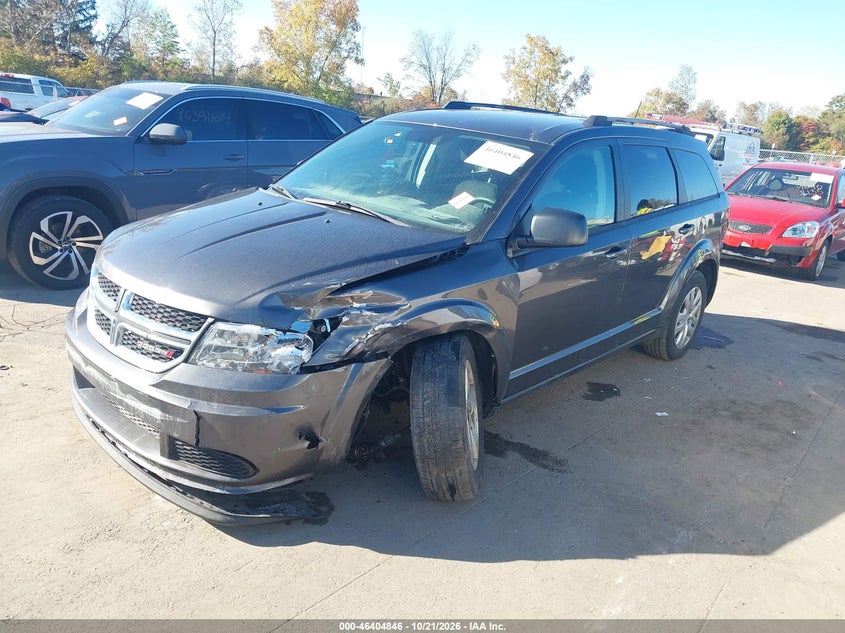 Vin: 3c4pdcabxht696949, lot: 46905204, dodge journey se 20172