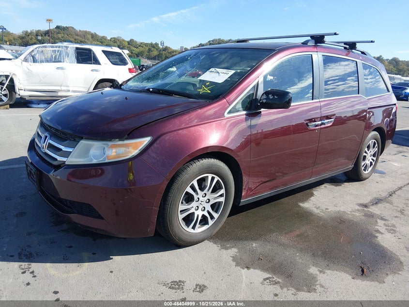 Vin: 5fnrl5h65db033667, lot: 46905357, honda odyssey ex-l 20132