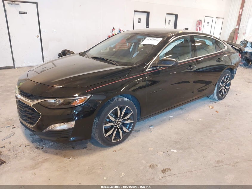2022 Chevrolet Malibu Fwd Rs, Rear, IAAI, VIN 1G1ZG5ST8NF183412 — photo 2