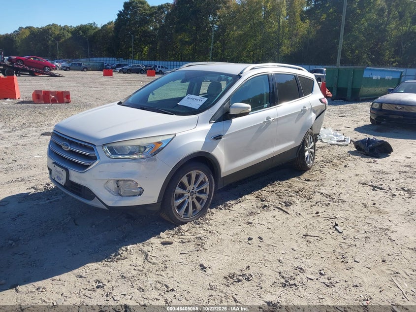 Vin: 1fmcu0j91hue74831, lot: 46905413, ford escape titanium 20172