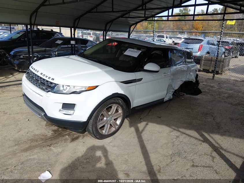 2015 Land Rover Range Rover Evoque Pure, Левый зад, IAAI, VIN SALVP2BG0FH053405 — фото 2