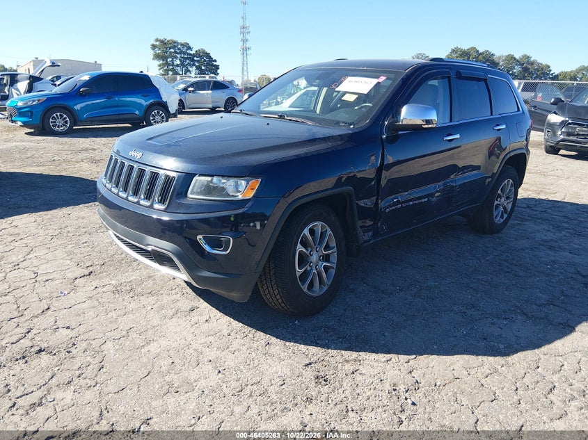 2015 Jeep Grand Cherokee Limited, Left Side, IAAI, VIN 1C4RJFBG3FC182995 — photo 2