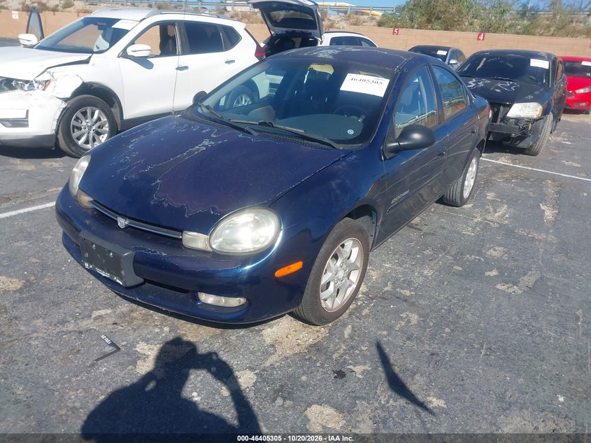 DODGE NEON 2000 VIN 1B3ES46C1YD786647