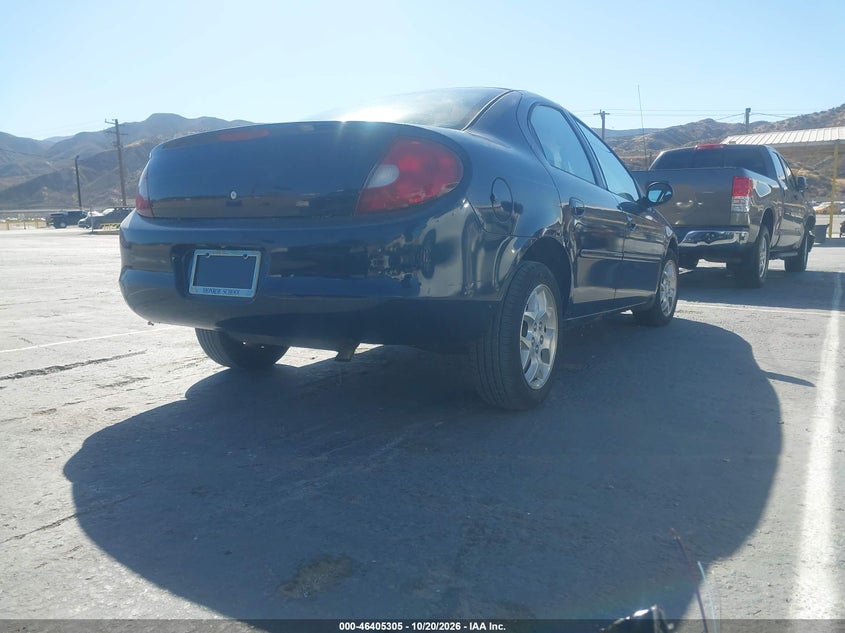 DODGE NEON 2000 VIN 1B3ES46C1YD786647