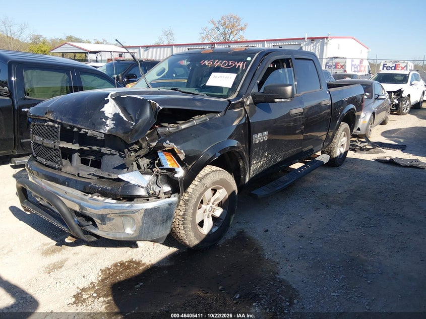 Vin: 1c6rr7lgxgs273919, lot: 46905769, ram 1500 outdoorsman 20162
