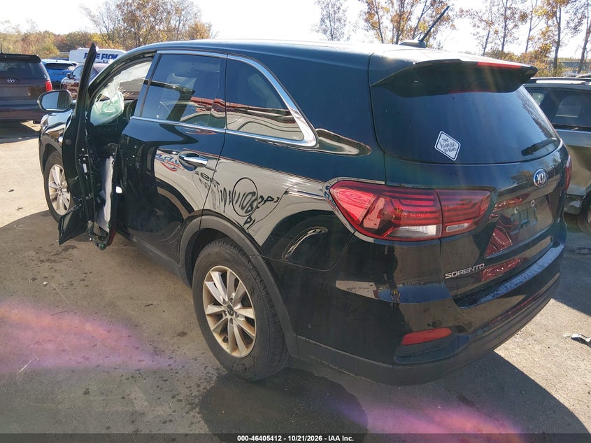 Vin: 5xypg4a31lg672867, lot: 46905770, kia sorento 2.4l lx 20203