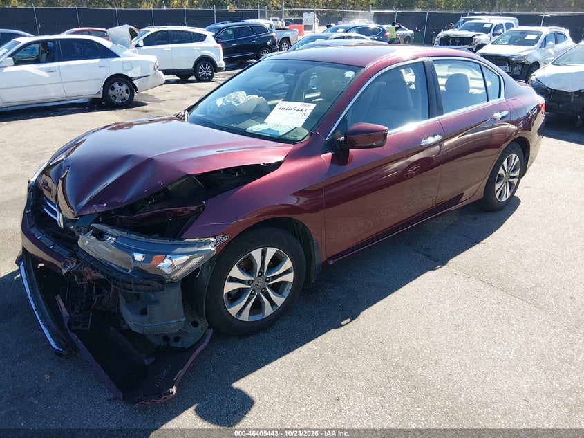 Vin: 1hgcr2f33fa062450, lot: 46905801, honda accord lx 20152