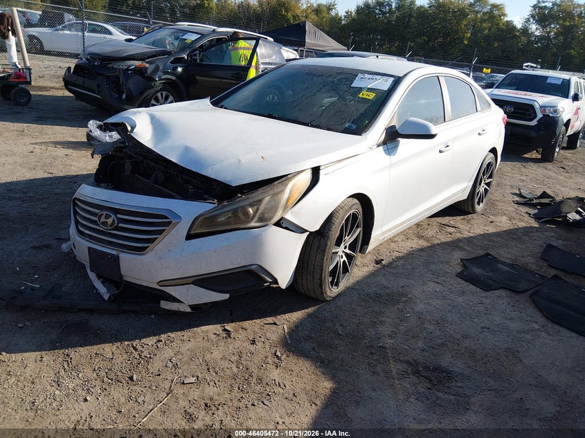 Vin: 5npe24afxgh281568, lot: 46905830, hyundai sonata se 20162