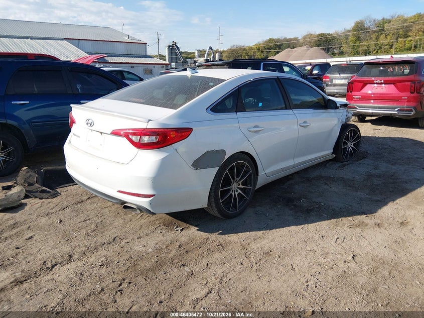 Vin: 5npe24afxgh281568, lot: 46905830, hyundai sonata se 20164