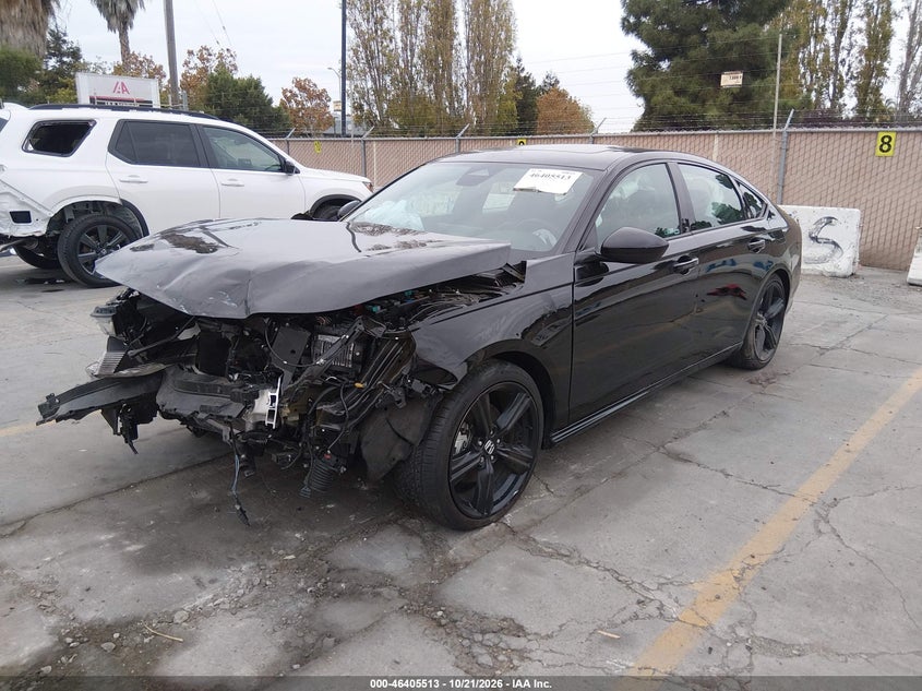 Vin: 1hgcy2f77sa057638, lot: 46905871, honda accord hybrid sport-l 20252