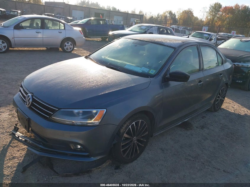 2016 Volkswagen Jetta 1.8T Sport, Правый бок, IAAI, VIN 3VWD17AJ0GM400658 — фото 2