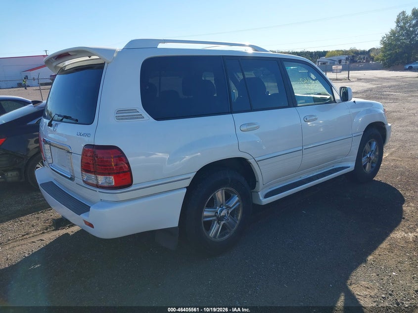 LEXUS LX 2006 VIN JTJHT00WX64010774