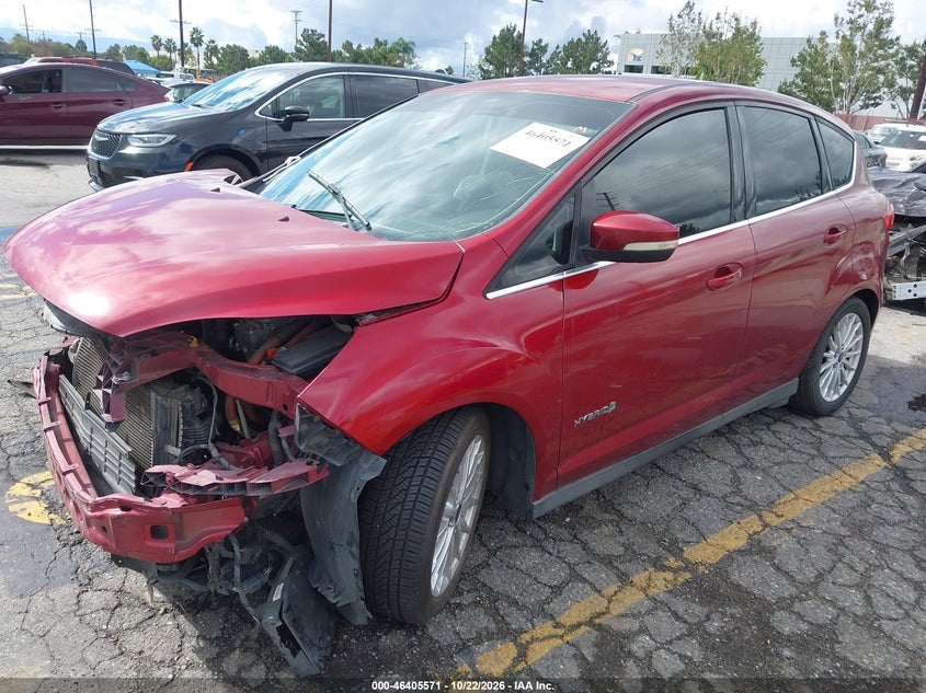 Vin: 1fadp5bu9el513639, lot: 46905929, ford c-max hybrid sel 20142