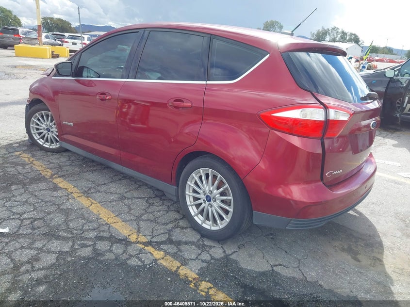 Vin: 1fadp5bu9el513639, lot: 46905929, ford c-max hybrid sel 20143