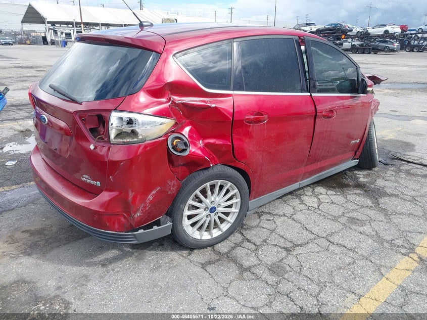 Vin: 1fadp5bu9el513639, lot: 46905929, ford c-max hybrid sel 20144