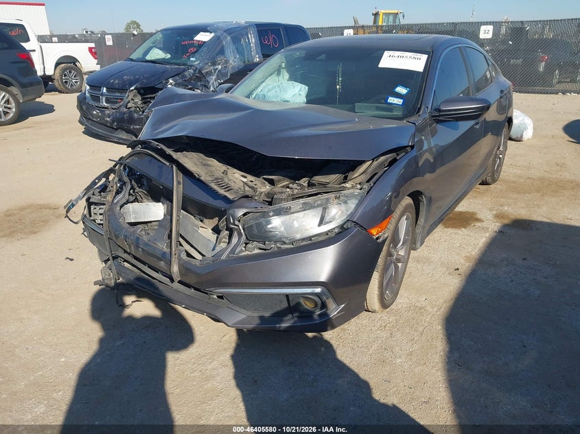 Vin: 19xfc1f31le008306, lot: 46905938, honda civic ex 20202