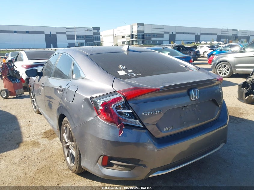 Vin: 19xfc1f31le008306, lot: 46905938, honda civic ex 20203
