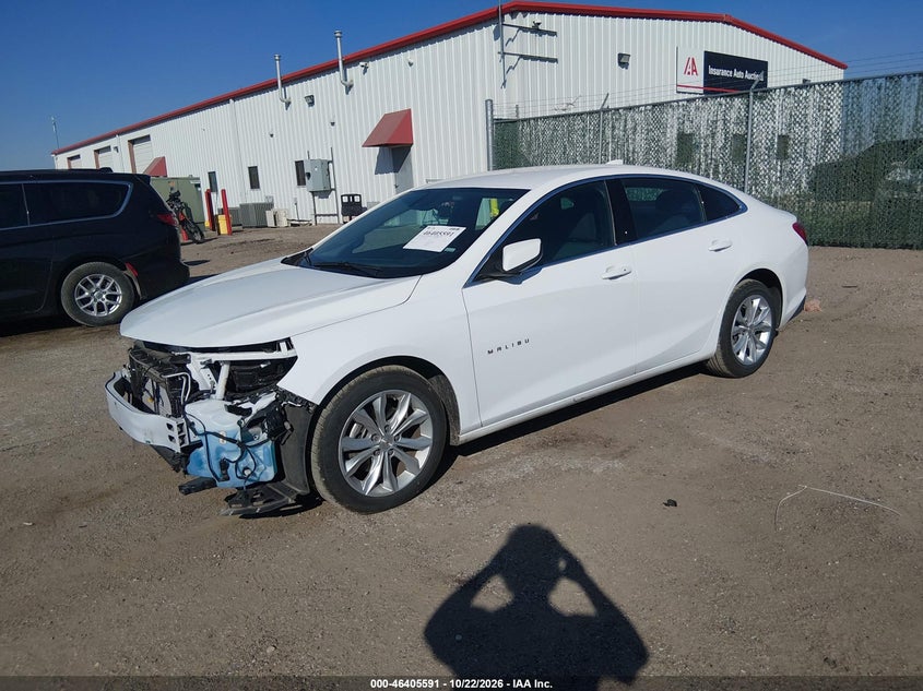 2025 Chevrolet Malibu Fwd 1Lt, Front End, IAAI, VIN 1G1ZD5ST2SF146263 — photo 2