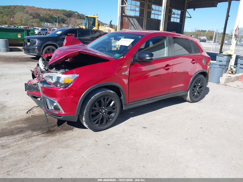 Vin: ja4ar3au0ku011308, lot: 46906006, mitsubishi outlander sport 2.0 le 20192