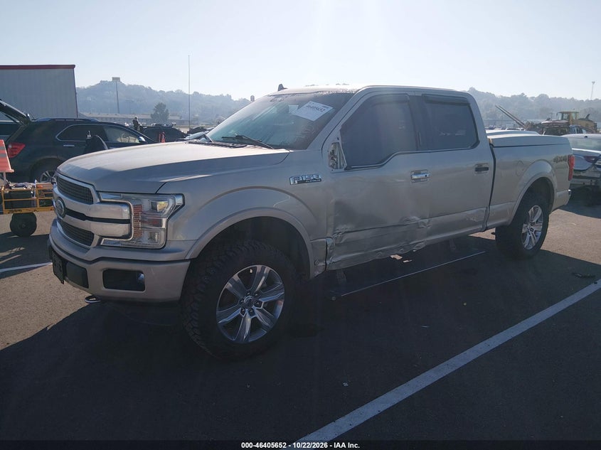 2018 Ford F-150 Platinum, Левый бок, IAAI, VIN 1FTFW1EG3JFC88518 — фото 2