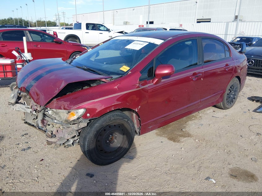 Vin: 2hgfa1f508h583166, lot: 46906039, honda civic lx 20102