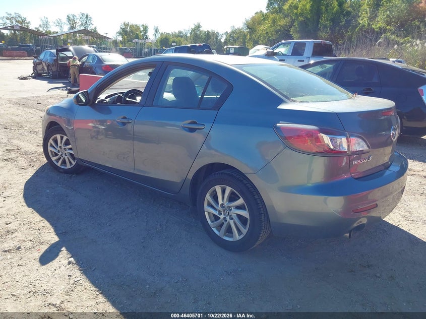 Vin: jm1bl1v81c1589241, lot: 46906059, mazda mazda3 i touring 20123