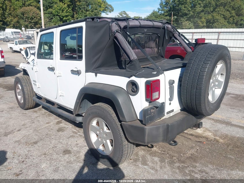 Vin: 1c4bjwdg1fl754113, lot: 46906084, jeep wrangler unlimited sport 20153