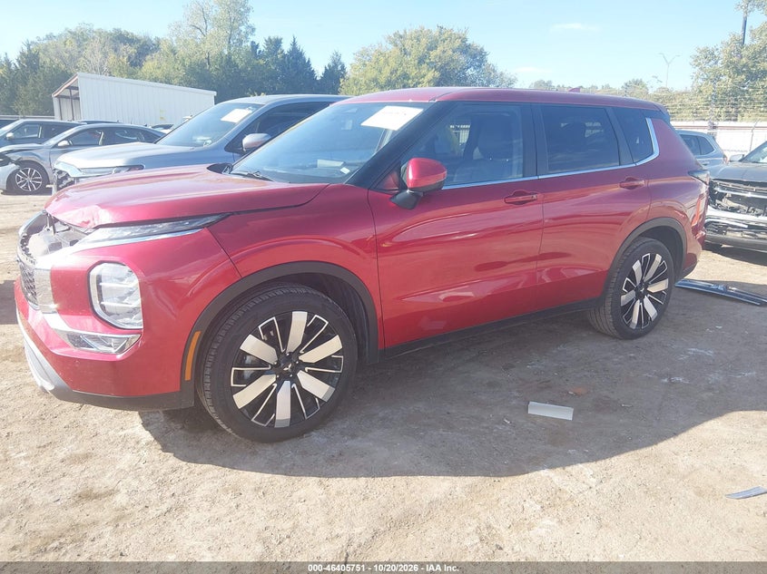 Vin: ja4j3va84sz036702, lot: 46906109, mitsubishi outlander se 2.5 2wd 20252