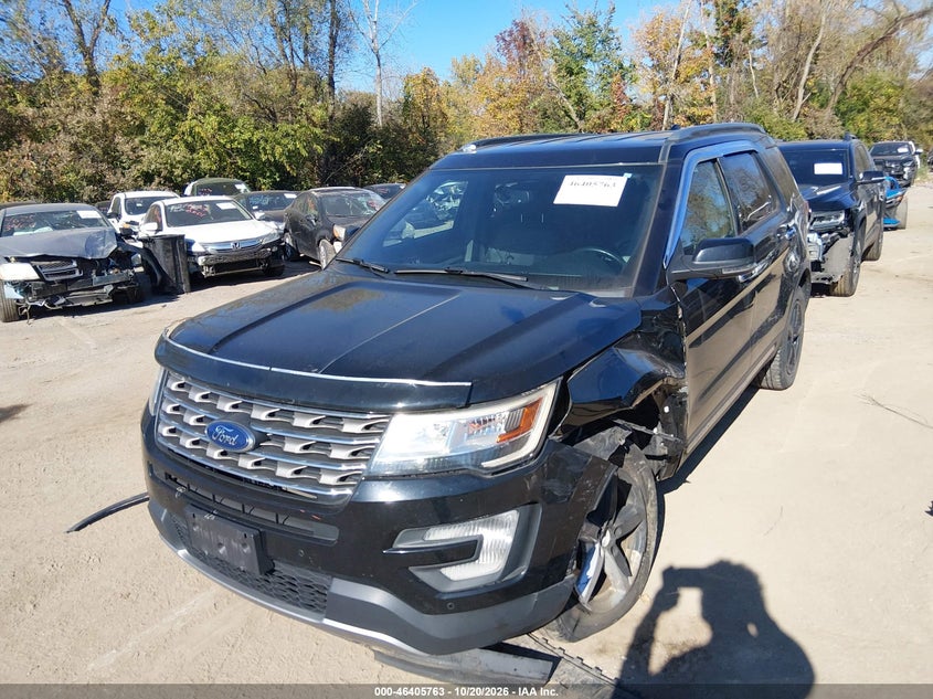 Vin: 1fm5k8d85hgd05751, lot: 46906121, ford explorer xlt 20172