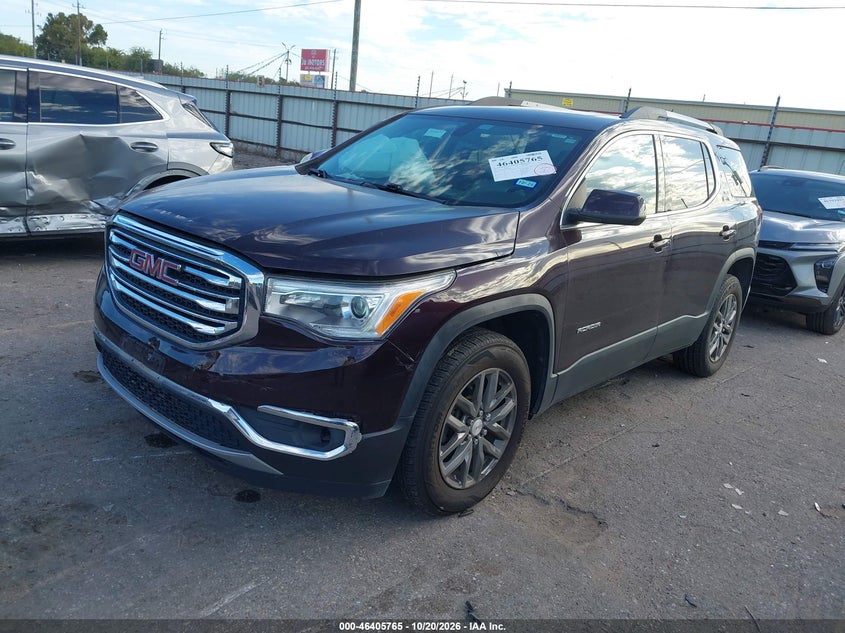 2018 GMC Acadia Slt-1, Front End, IAAI, VIN 1GKKNMLS8JZ124887 — photo 2