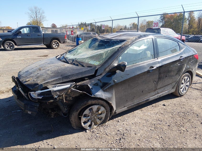 Vin: kmhct4aexgu163128, lot: 46906132, hyundai accent se 20162