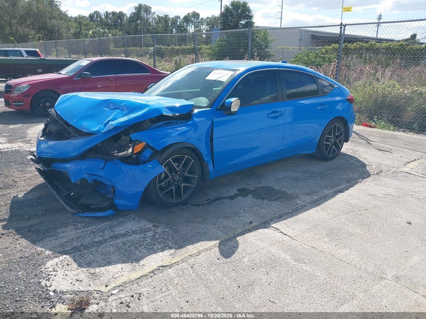 Vin: 19xfl1h84ne012328, lot: 46906154, honda civic sport touring 20222