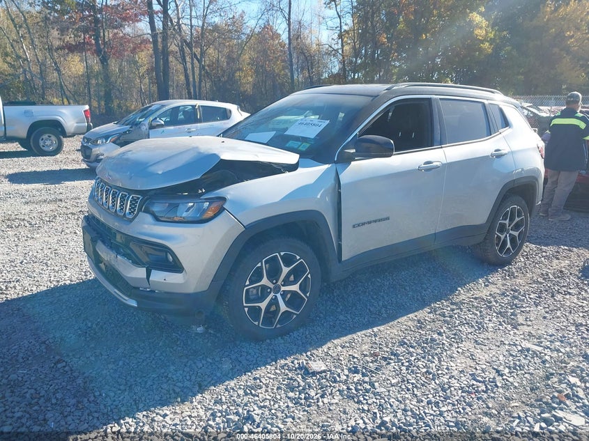 Vin: 3c4njdcn0st535997, lot: 46906162, jeep compass limited 4x4 20252