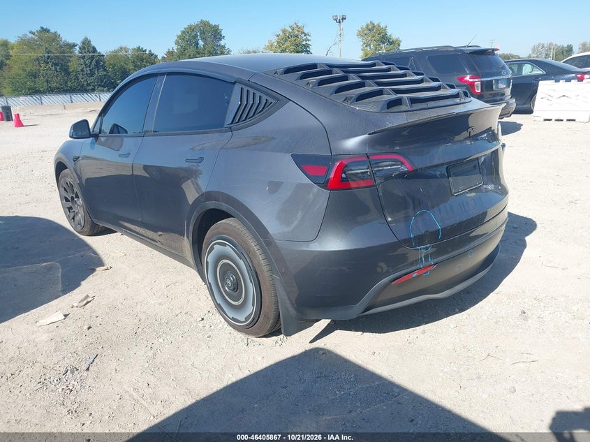 Vin: 7saygdee3nf327272, lot: 46906225, tesla model y long range dual motor all-wheel drive 20223