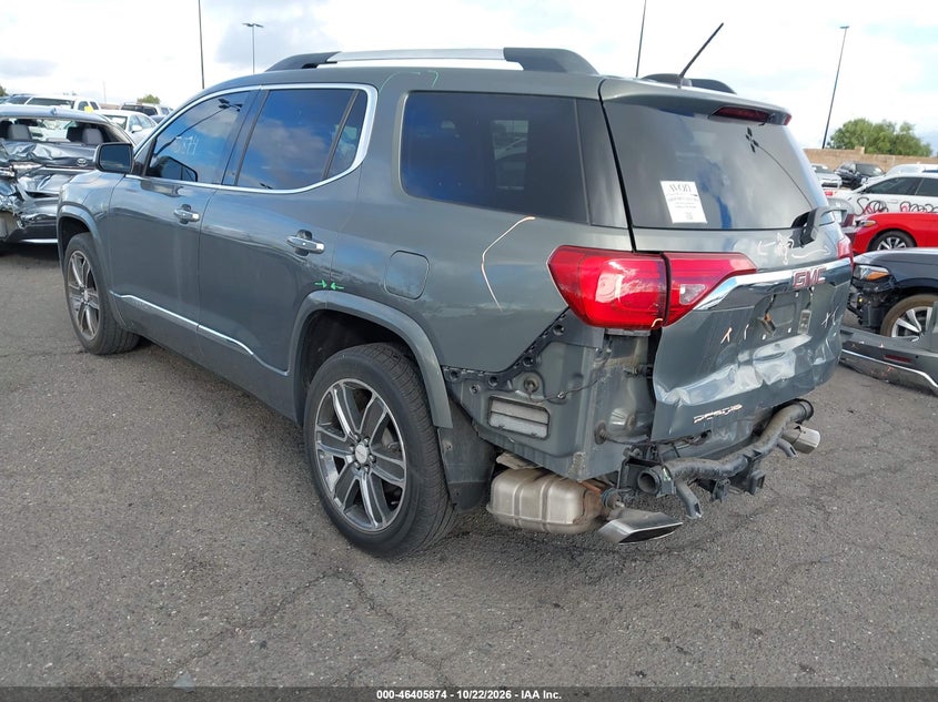 Vin: 1gkknpls4hz193670, lot: 46906232, gmc acadia denali 20173
