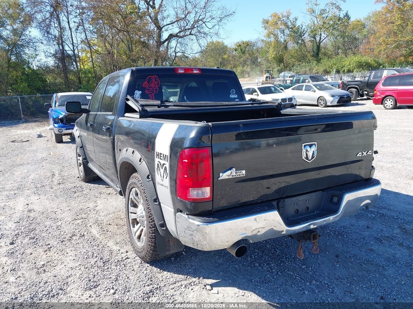 Vin: 1c6rd7lt8cs121210, lot: 46906242, ram 1500 slt 20123
