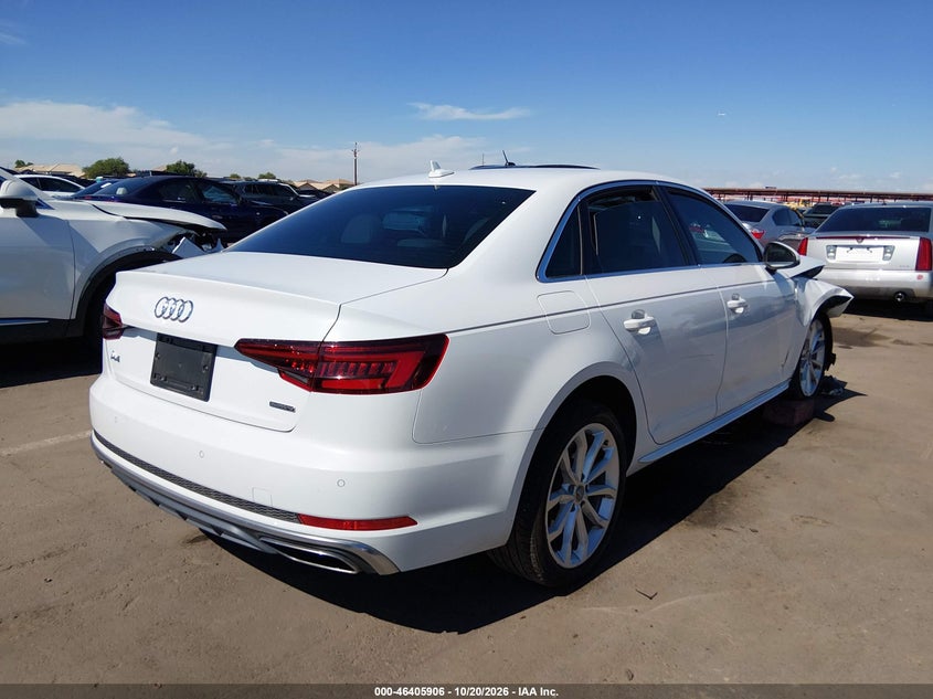 Vin: wauenaf43ka009213, lot: 46906264, audi a4 45 premium 20194