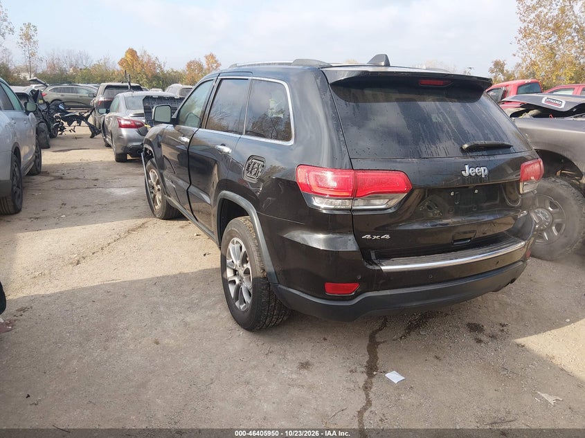 Vin: 1c4rjfbg6fc632025, lot: 46906308, jeep grand cherokee limited 20153