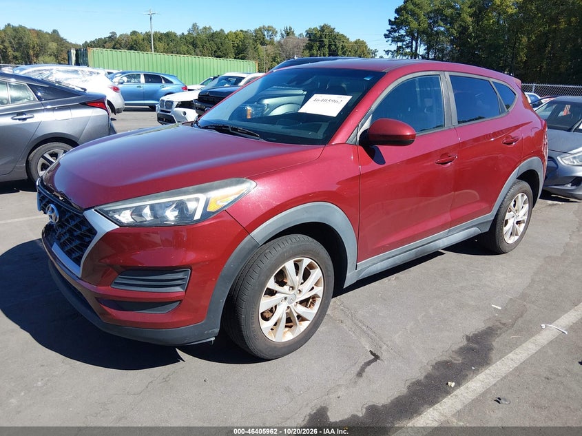 2019 Hyundai Tucson Se, По кругу, IAAI, VIN KM8J23A42KU931754 — фото 2