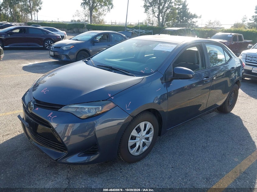 2017 Toyota Corolla L, Rear, IAAI, VIN 5YFBURHE8HP690129 — photo 2