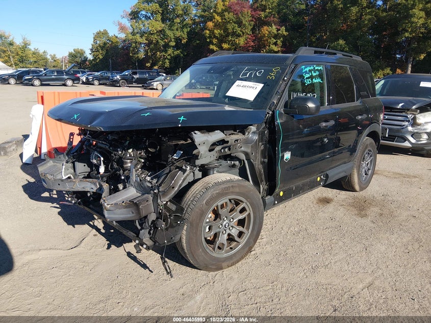 Vin: 3fmcr9b6xrrf36813, lot: 46906351, ford bronco sport big bend 20242