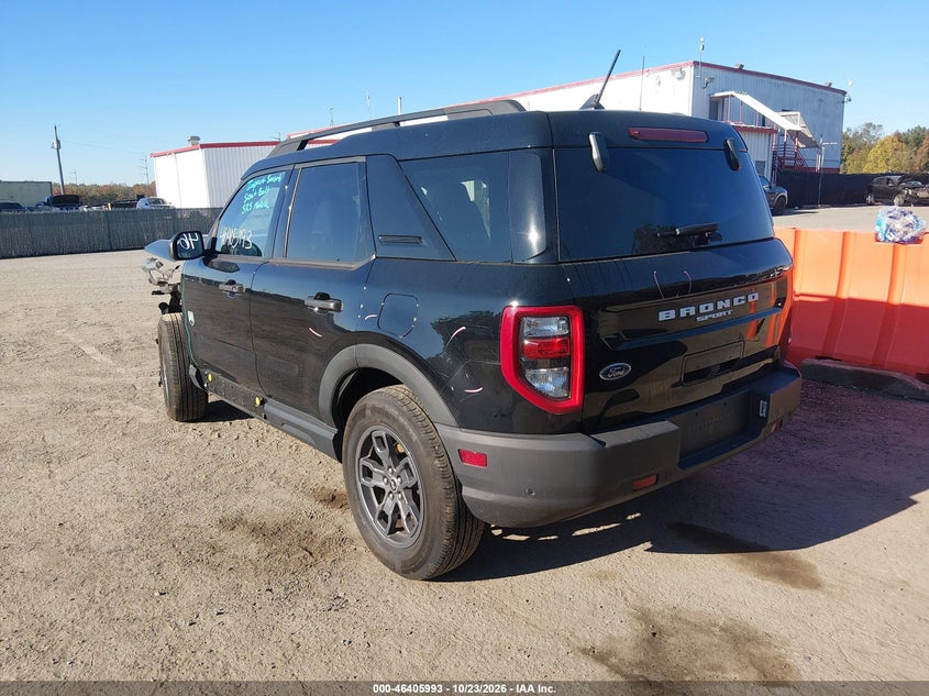 Vin: 3fmcr9b6xrrf36813, lot: 46906351, ford bronco sport big bend 20243