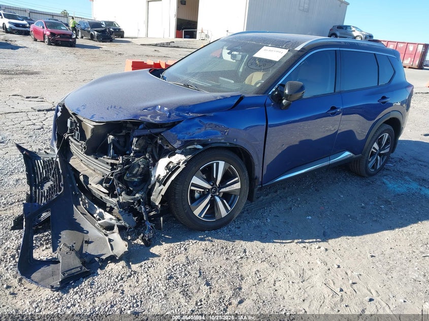 Vin: jn8bt3dc5nw118950, lot: 46906352, nissan rogue platinum fwd 20222