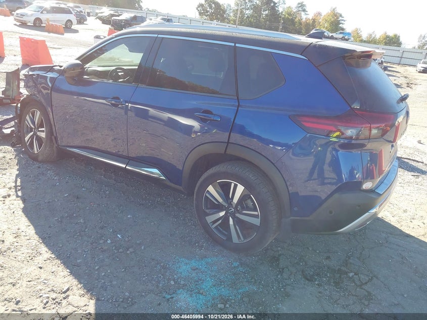 Vin: jn8bt3dc5nw118950, lot: 46906352, nissan rogue platinum fwd 20223