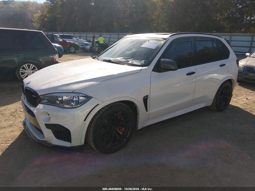 Vin: 5ymkt6c56h0u38969, lot: 46906366, bmw x5 m 20172
