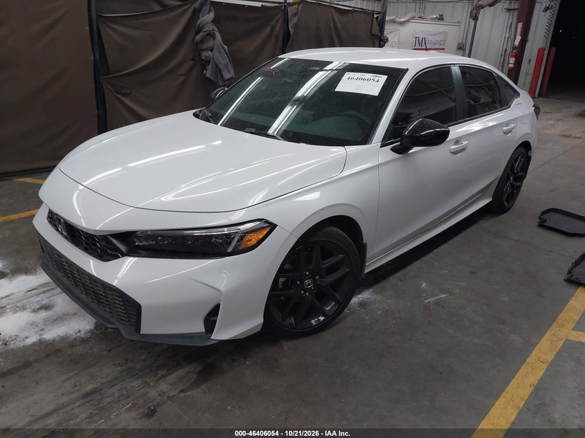Vin: 2hgfe2f57th606522, lot: 46906412, honda civic sport 20262