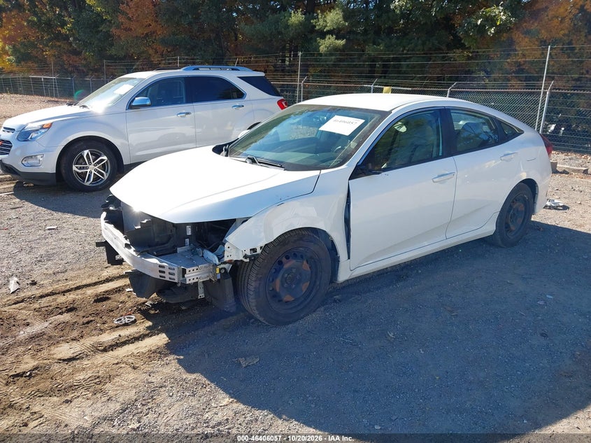 Vin: 19xfc2f58ge006825, lot: 46906415, honda civic lx 20162